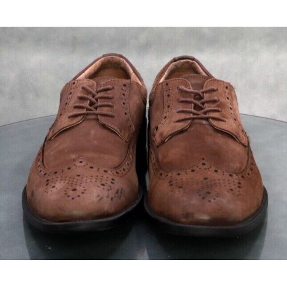 Clarks Collection Men\'s Wingtip Comfort Dress Shoes Size 9.5 Leather Brown main image 13